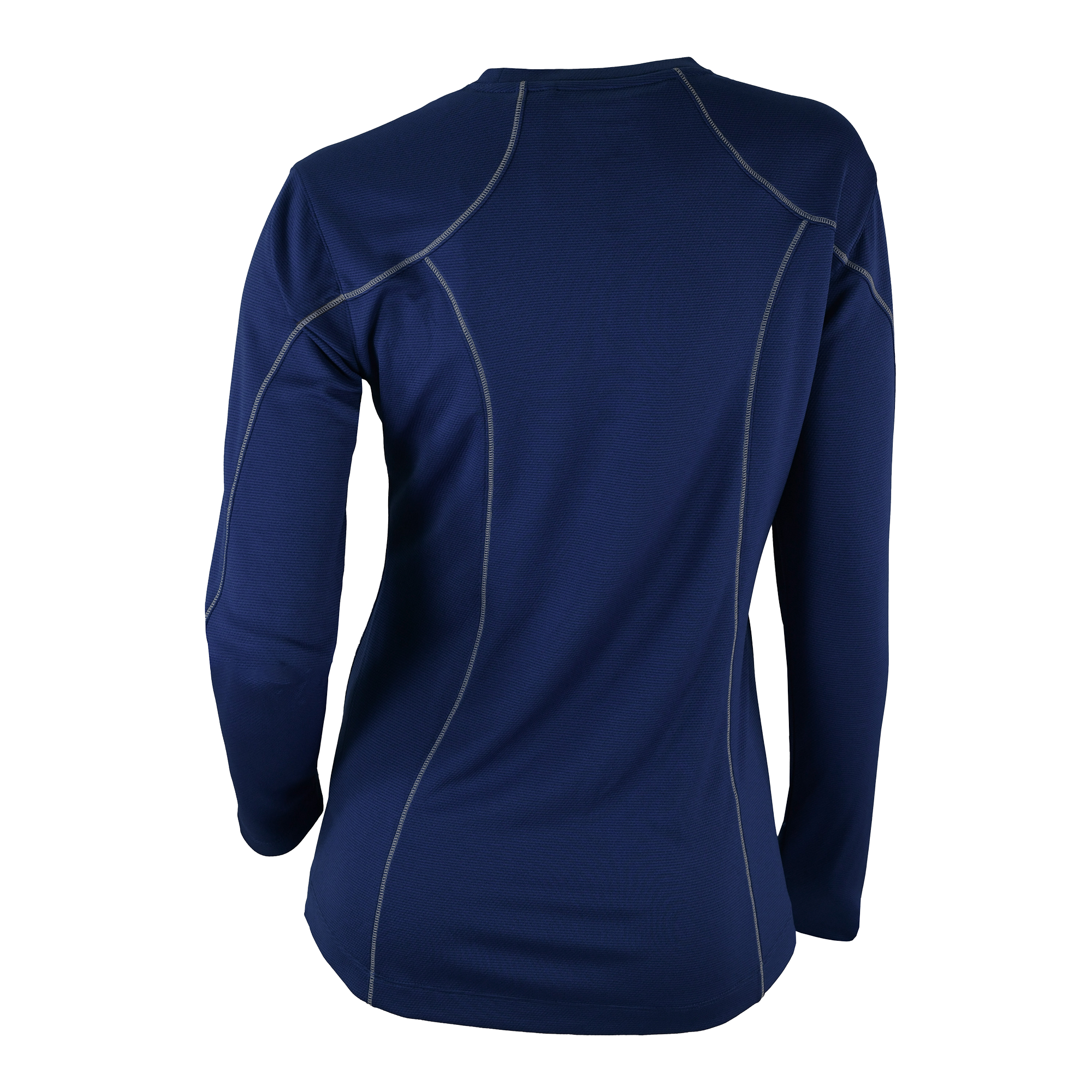 T-shirt à manches longues raglan Columbia Navy Washington Capitals Shotgun Omni-Wick pour femme